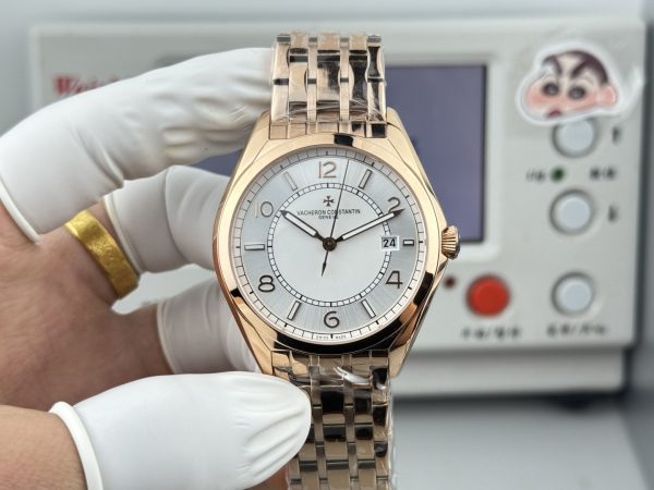 ZF（PPF）工場　ヴァシュロン・コンスタンタン　フィフティーシックス　ローズゴールド　ホワイト文字盤　一体式ムーブメンド